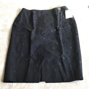 Vintage VERSACE CLASSIC Career Pencil Skirt Black Sz 42 Us sz 6